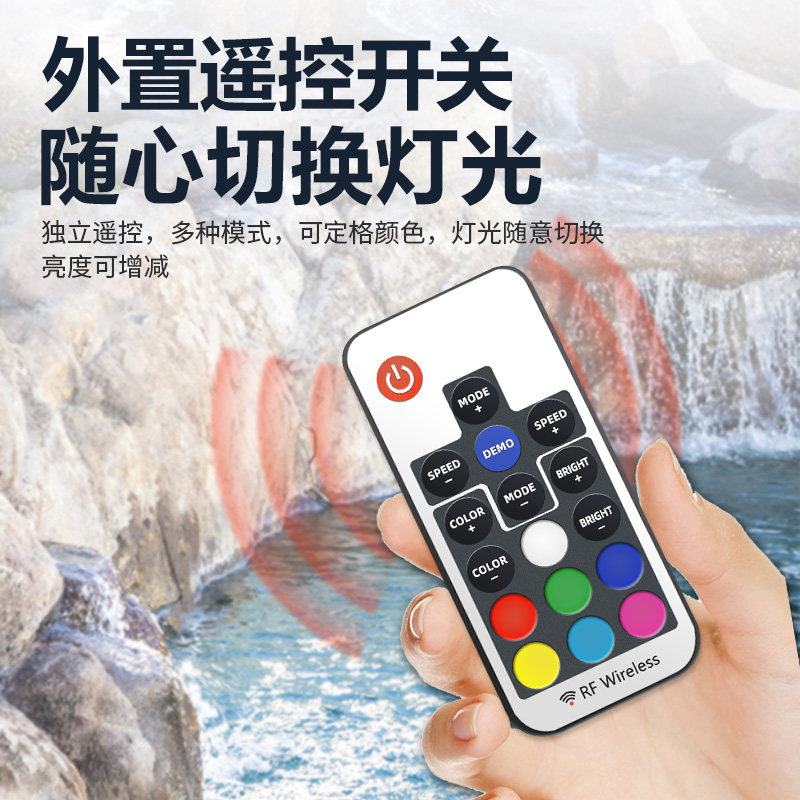 庭院鱼池过滤一体机瀑布出水口景观池塘过滤器装置养鱼水循环系统