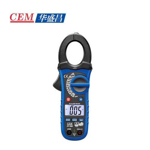 CEM华盛昌数字钳形表交直流电压测量数字钳形电流表DT-360