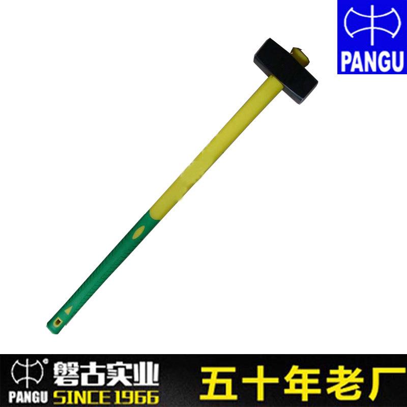 出口锻打90CM重型石工锤子倒装大锤头铁匠大榔头塑料柄大锤防震