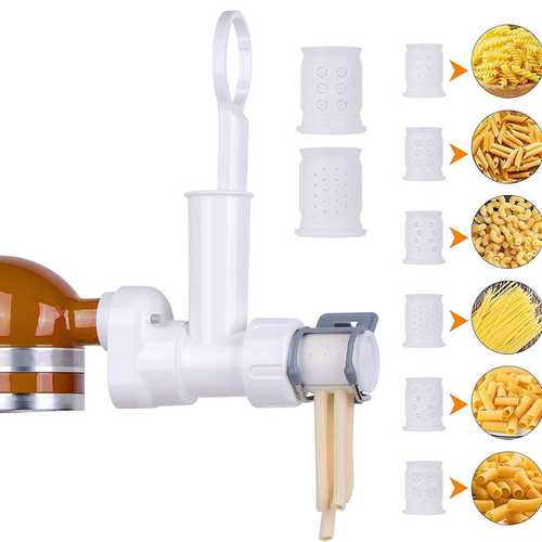 适配kitchenaid意面配件凯膳怡厨师机通心粉多功能花样式面条工具