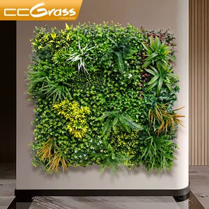 CC面rass仿真植塑墙绿植墙G草皮室内外墙装饰物料假花形象背景墙