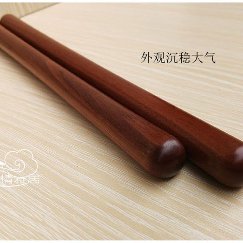 铁对木鼓棒一梨实木鼓槌敲打牛皮小堂鼓板排扁战京班锤鼓架子鼓