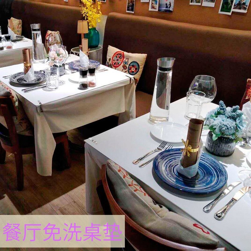 水次性防布台布餐桌垫桌一防油纸质餐饮家用商用学生纯白可降解