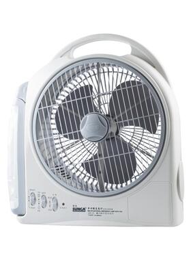 新佳SF-299DAUL台式多功能应急风扇可充电10寸蓄电池带USB接口