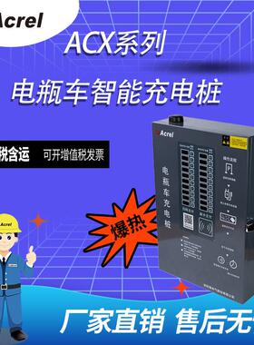 小区户内户外ACX10A-TYHN电瓶车智能充电桩10路扫码刷卡充电管理