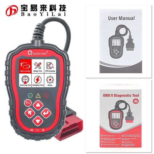 T41 QUICKLYNKS car obd code reader 汽车快速检测 故障扫描仪