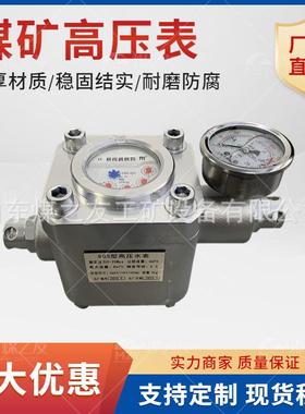 矿用高压注水表SGS型 双功能煤层注水采煤测压表水量计ZGS-6厂家