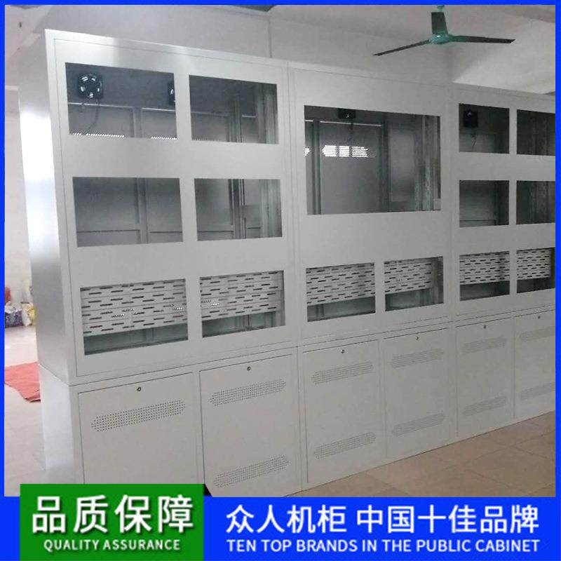 落地拼装监控电视墙机柜设备控制平台嵌入式液晶显示器拼接屏支架