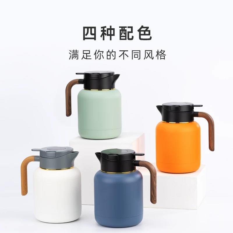 尚明纯钛内胆焖茶壶钛壶智能温显大容量水壶企业公司保温壶礼品