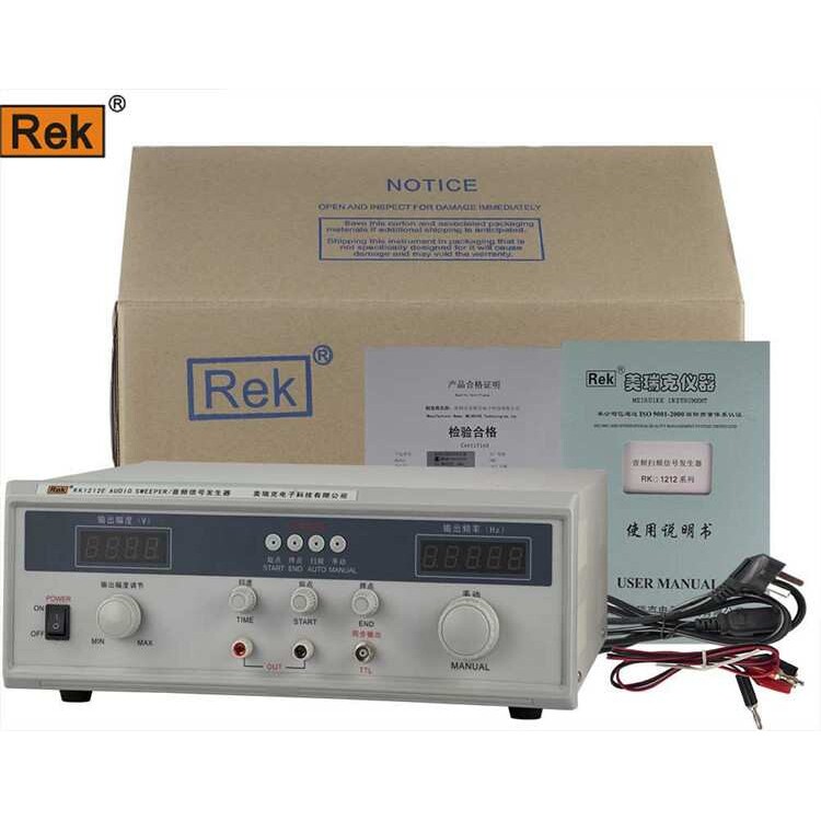 美瑞克RK-1212EN 音频扫频仪 60W(数显)音频扫频信号发生器