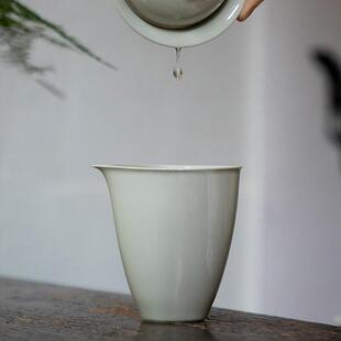 北溪堂冰台釉仿古公道杯日式家用陶瓷功夫茶具茶海分茶器公杯