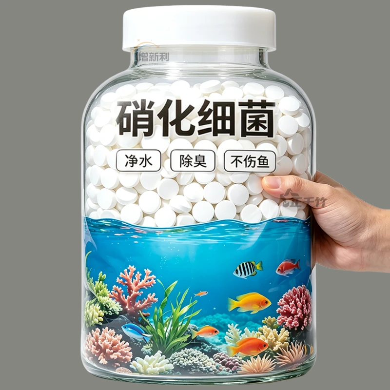 鱼缸硝化细菌片净水去黄绿臭