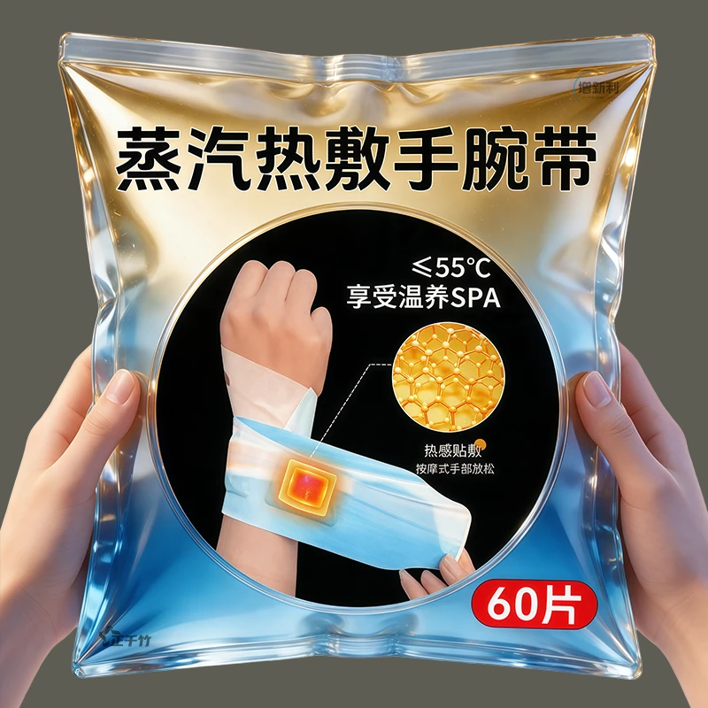 暖手贴蒸汽手腕带暖手宝热敷腕带便携护手热贴暖宝宝自发热贴防寒