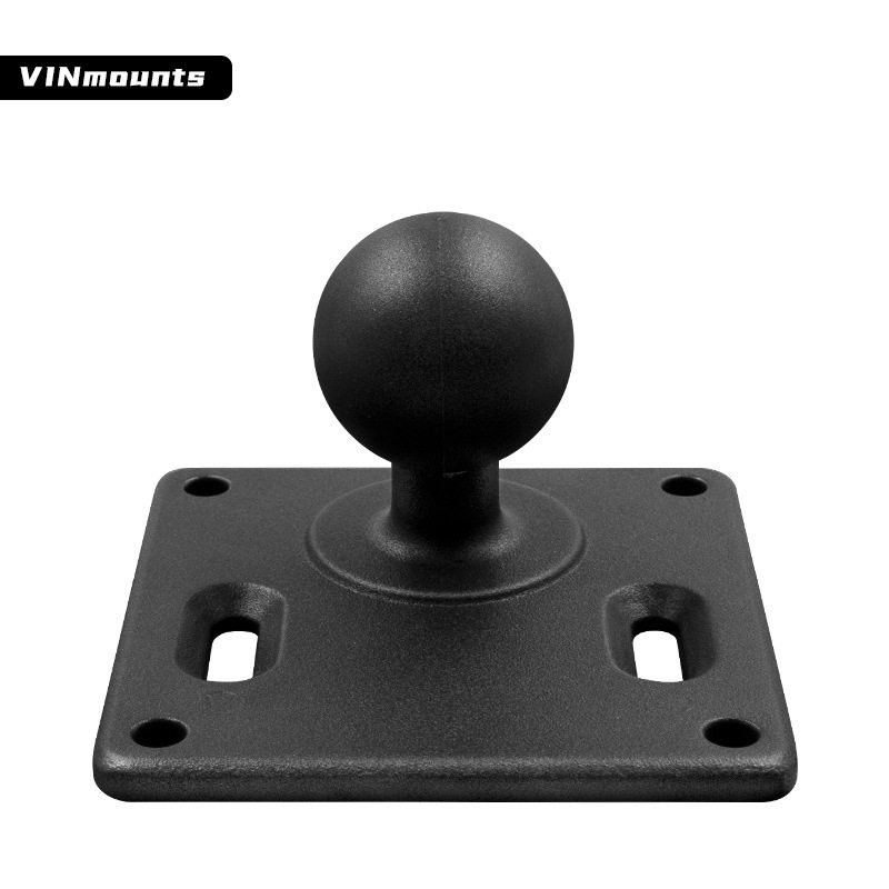 工业数据终端支架工控机C型1.5英寸球头VESA75X75方形底座