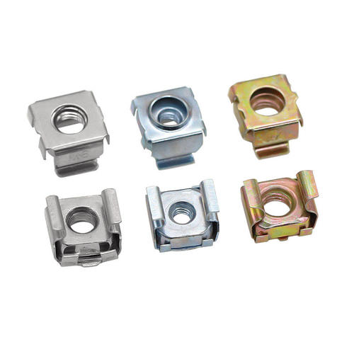 卡式螺母【M4M5M6M8M10M12】 浮动笼式机柜螺母铁夹螺帽四方螺母