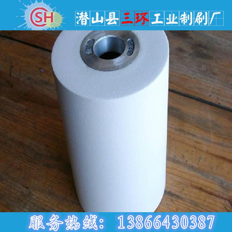 毛刷辊子定制各种不织布刷辊橡胶刷辊海绵吸水辊