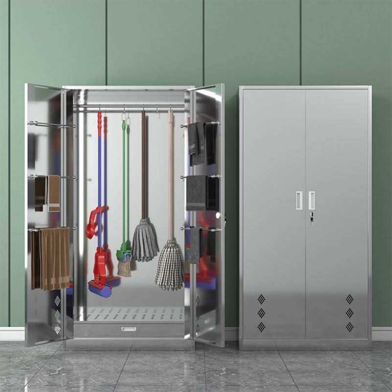 304不锈钢清洁柜保洁工具整理柜学校车间家用阳台拖把扫把收纳柜,3C数码配件,摄像机配件,淘宝优惠券,粉丝福利购,淘宝优惠卷