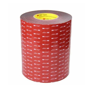 3M5925VHB双面胶汽车专用雨眉尾翼高粘耐温防水泡棉胶带0.64mm厚