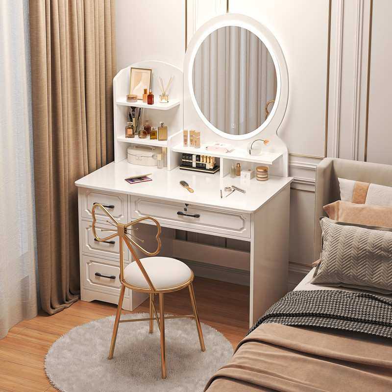梳妆台卧室现代简约2024年新款欧式化妆桌小型化妆台收纳柜一体,3C数码配件,摄像机配件,淘宝优惠券,粉丝福利购,淘宝优惠卷