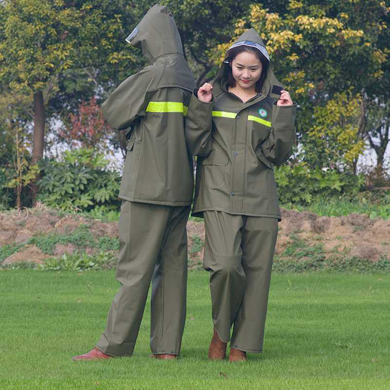 逸水柏雨衣套装加厚针织布外卖雨衣套装雨衣 成人分体雨衣套装,3C数码配件,摄像机配件,淘宝优惠券,粉丝福利购,淘宝优惠卷