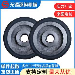 厂家现货刮泥机行走轮滚轮架聚氨酯滚轮橡胶轮脚轮 机械工业用