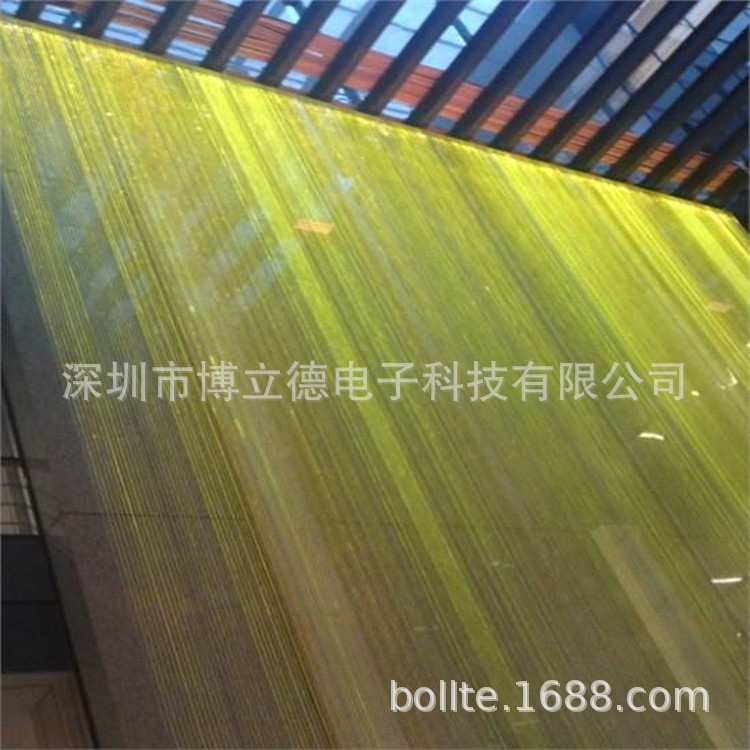 拉线水帘流水景观瀑布水幕墙数字水帘光钎水幕帘室内室外装饰