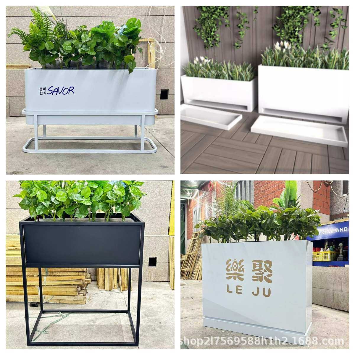 简约不锈钢多肉花盆植物架餐厅移动落地花篮镀锌板花槽护栏爬藤架,3C数码配件,摄像机配件,淘宝优惠券,粉丝福利购,淘宝优惠卷