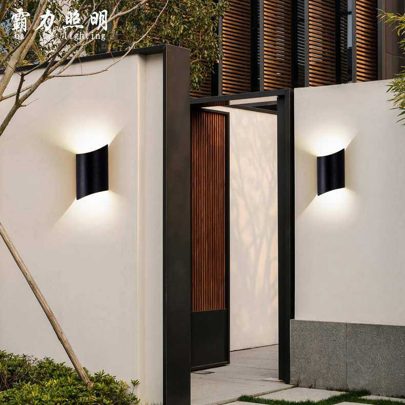 led户外防水入户门前灯走廊过道进门电视背景墙灯床头装饰壁灯