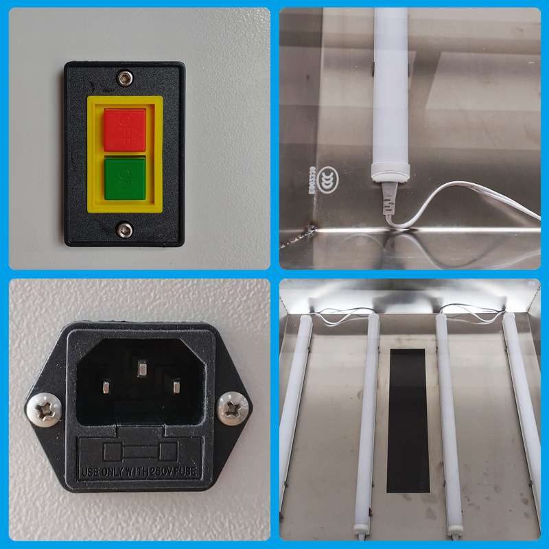 SMT钢网检查机网孔PCB基板检测机半自动钢网检查张力测试平台
