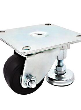 SK6-Z6597P/Z75102P 固定移动一体式调节支撑脚2.5寸3寸万向脚轮