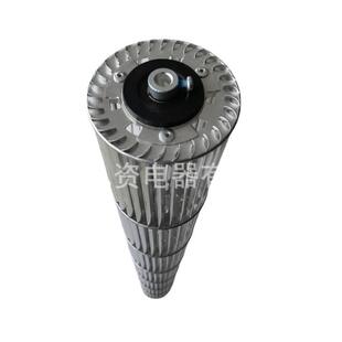 贯流风叶80x545 取暖器金属滚筒风轮 横流风机铝合金叶轮排风