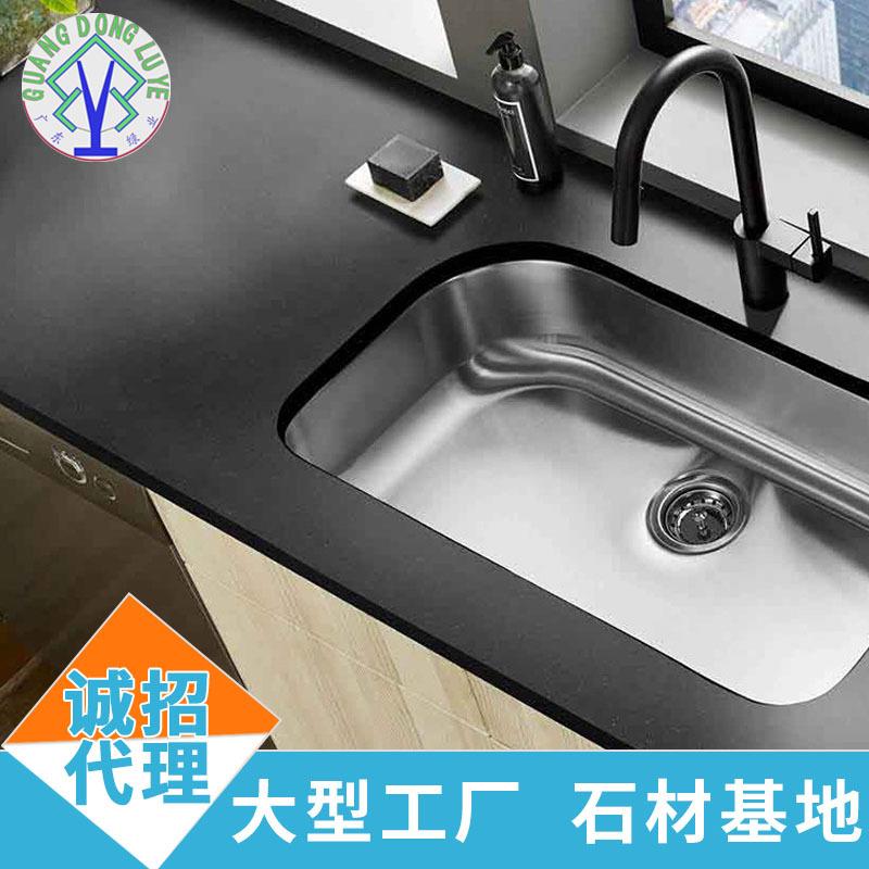 云浮厂家纯色石英石台面板桌面别墅墙面板工程地板大批量供应石材