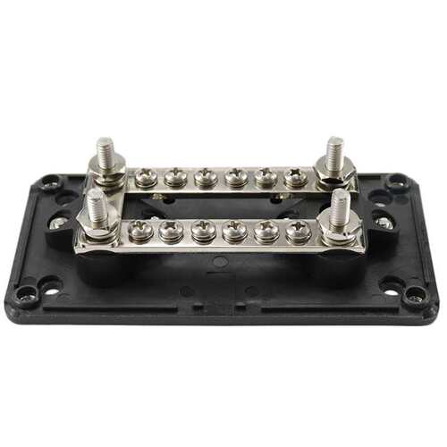 汽车房车游艇多路接线排100A 2路6*M4  48V6路接线端子台12位