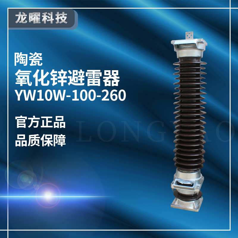 电站型座式陶瓷避雷器YW10W-100/260 66KV 110KV 220KV氧化锌避雷