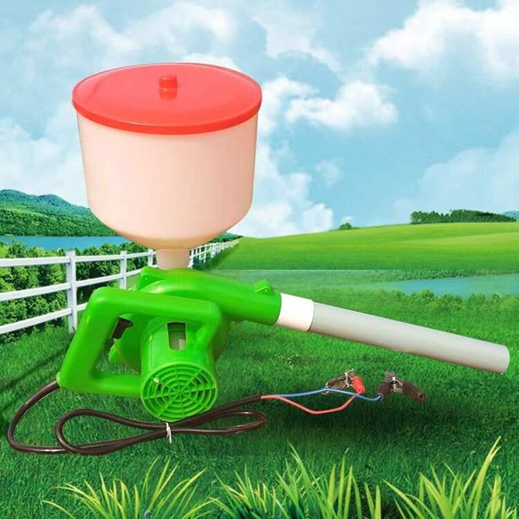 手持式远射程喷粉机小型电瓶充电式多用途蔬菜大棚杀虫干粉喷雾器