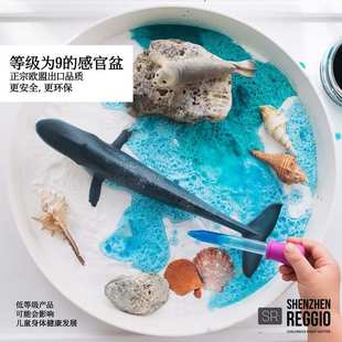 分格感官盆场景搭建蒙氏瑞吉欧sensory playtray欧美款