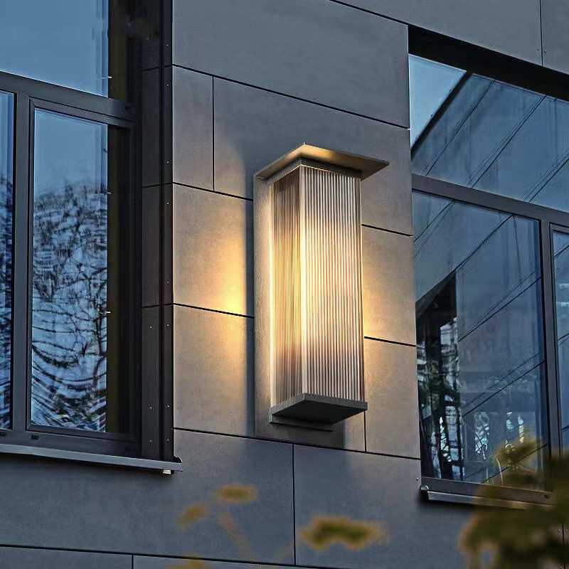 户外壁灯防水太阳能别墅外墙灯庭院墙面装饰现代室外壁灯露台壁灯