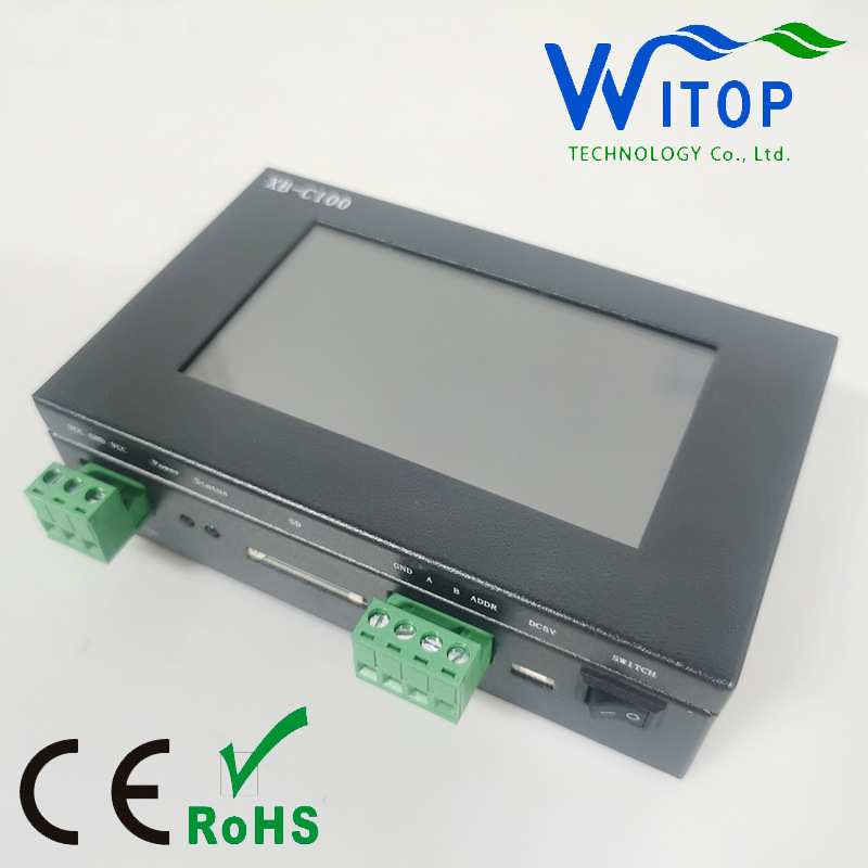 XB-C100编码器 DMX512写码器 内置测试程序 触屏速度亮度可调节