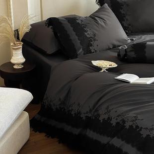 加德里法式韩式清新轻奢100支长绒棉四季四件套床品