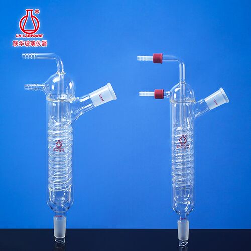 磨口螺旋形回流冷凝器冷凝管联华玻璃仪器LH-178 LH-178-GL