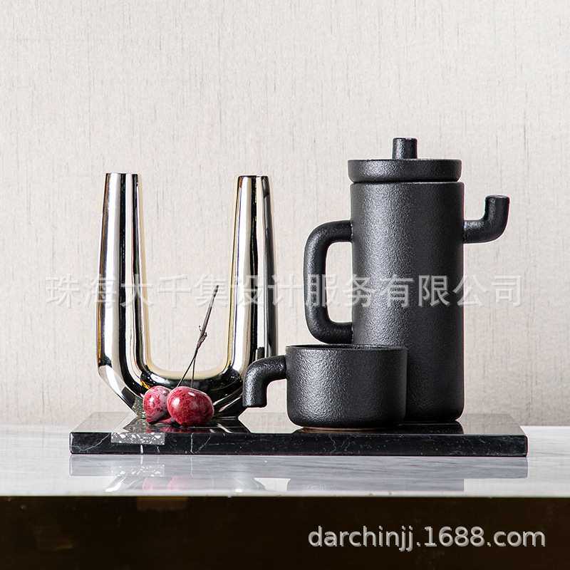 金奢欧式茶具套装 高温陶瓷家居用品 送礼用品创意陶瓷工艺品杯具