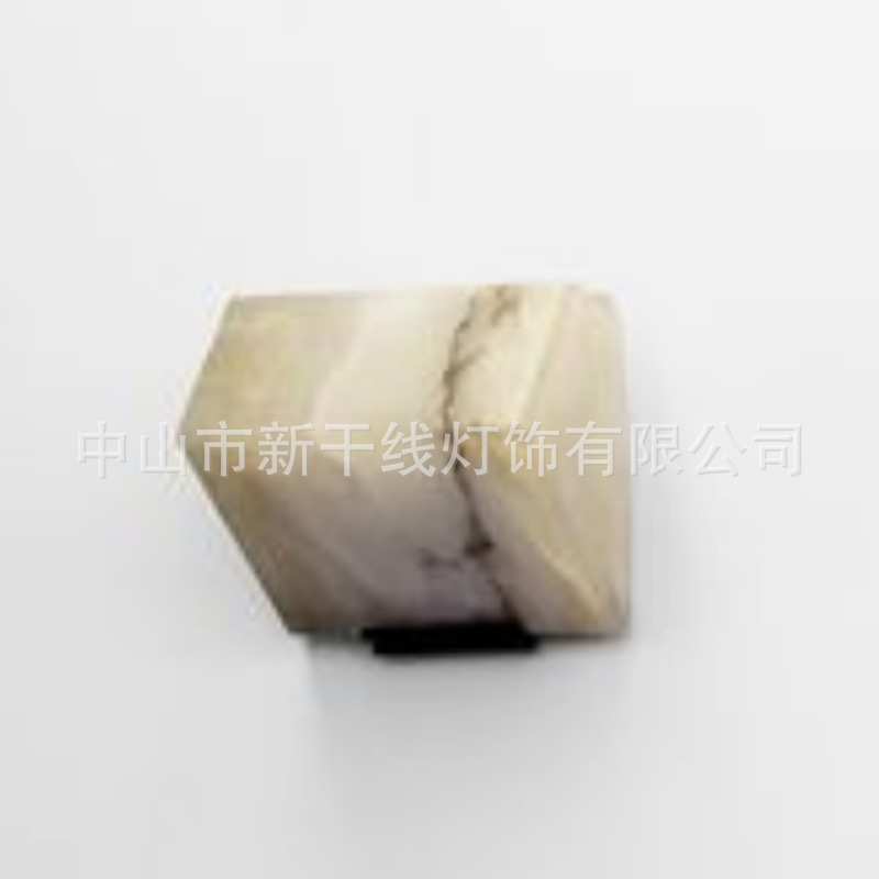 云石壁灯轻奢后现代卧室床头灯客厅电视背景墙长条全铜设计师创意
