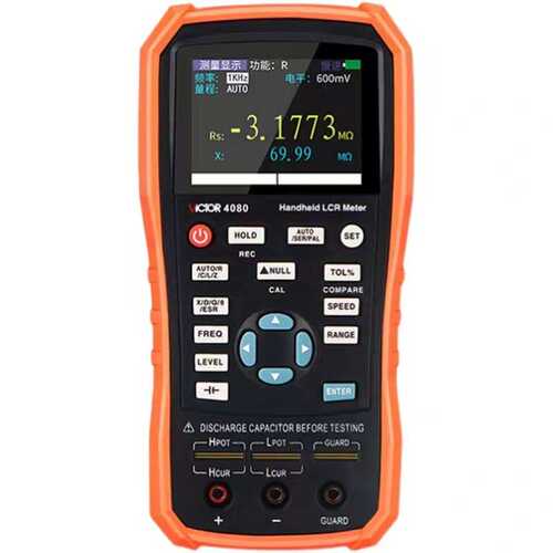 VICTOR胜利仪器高精度手持电桥VC4080电感电容测试表连续频率4082