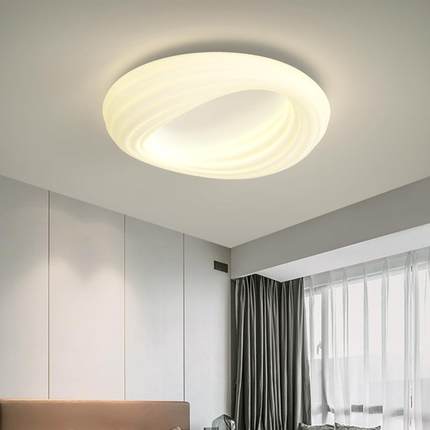 餐厅灯吸顶灯现代简约灯具灯饰ins风温馨儿童房奶油风led主卧室灯