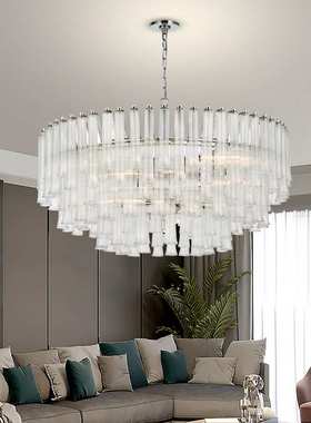 现代简约水晶吊灯客厅大气时尚droplight餐厅别墅酒店大堂吊灯