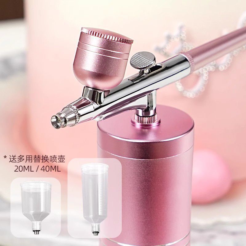 充电色素蛋糕上色手持喷砂枪烘焙喷粉器寿桃家用电动喷笔奶油上色