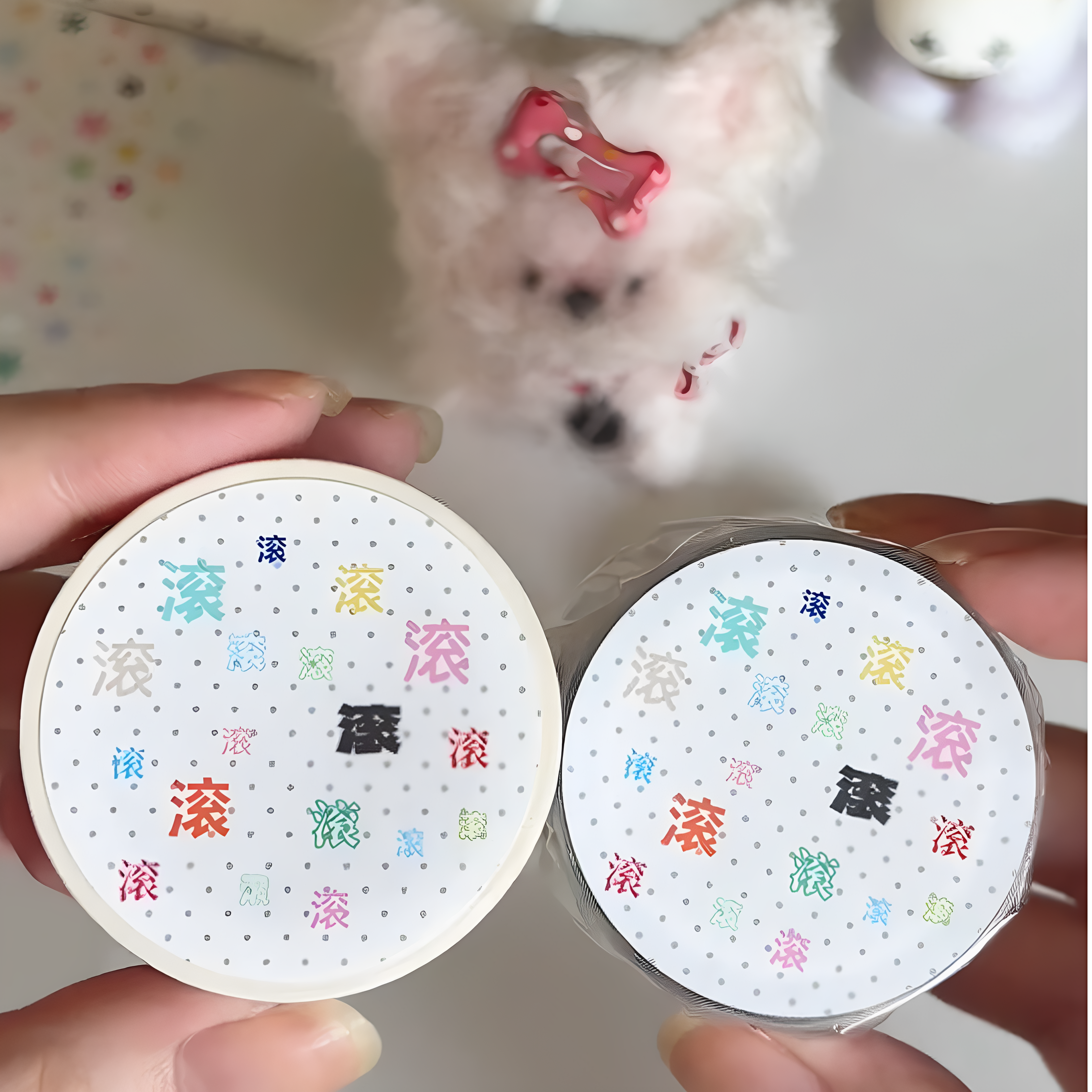 滚滚滚胶带波点世界圆点线条手帐贴纸色胶带块基础ins风装饰拼贴
