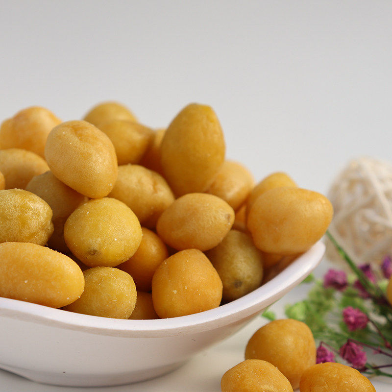 椒盐银杏仁香酥椒盐白果仁去壳即食开心白果干货坚果炒货零食g