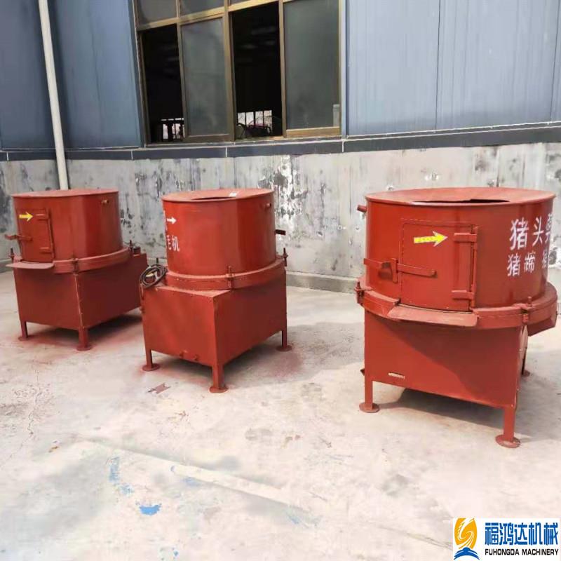 山东制作猪头滚筒式打毛机 全自动猪头猪蹄去毛机