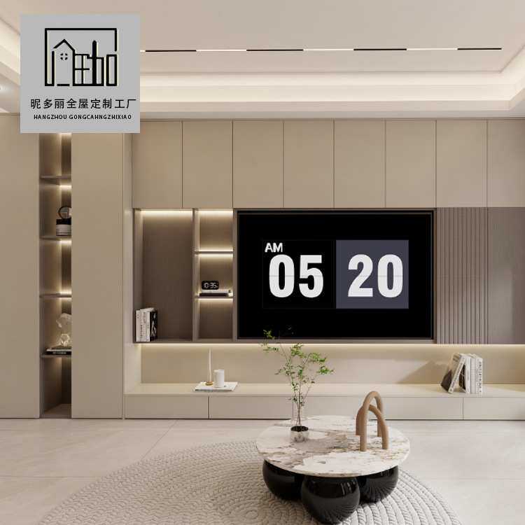 禾香板衣柜定 制一门到顶整体衣帽间ENF级万华精板爱格板全屋定